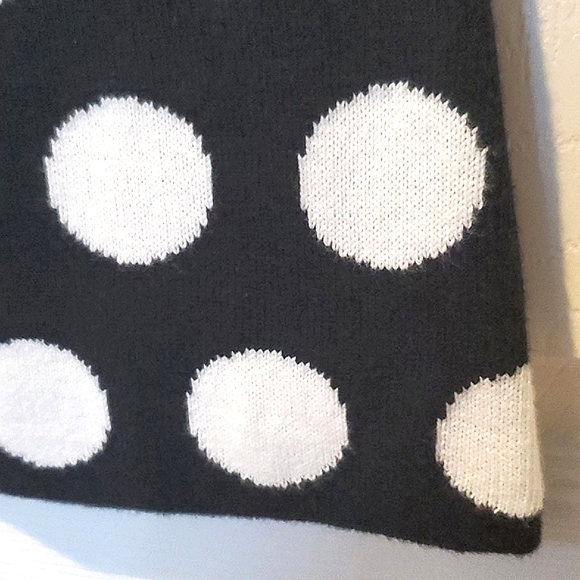 NWT Gymboree Black White Red Tank Polka Dot Sweater Dress Toddler Girls Size 3T - Picture 8 of 9